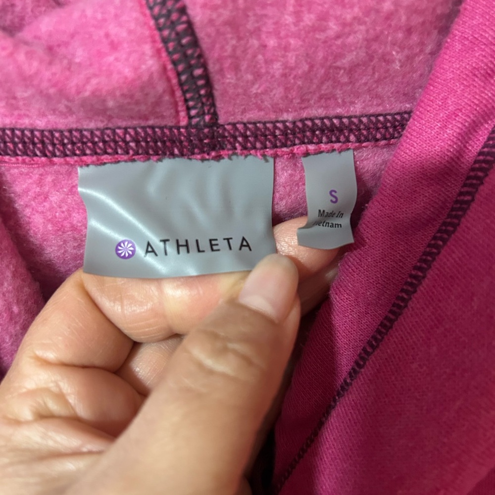 Athleta Copperfield Tube Neck Pullover Hoodie Top Size Small - Picture 3 of 7